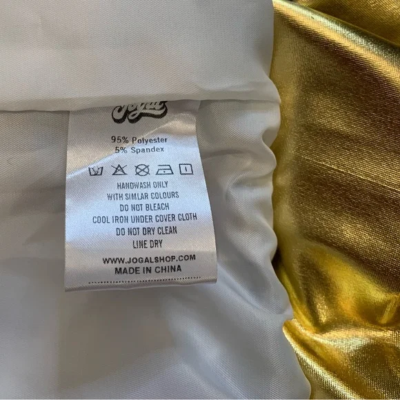 Jogal Style Metallic Silver and Gold Women's Jacket - Picture 6 of 6